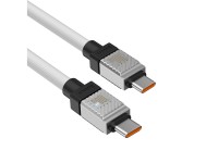 Baseus cable CoolPlay USB-C - USB-C 1m 100W white Baseus cable CoolPlay USB-C - USB-C 1m 100W white