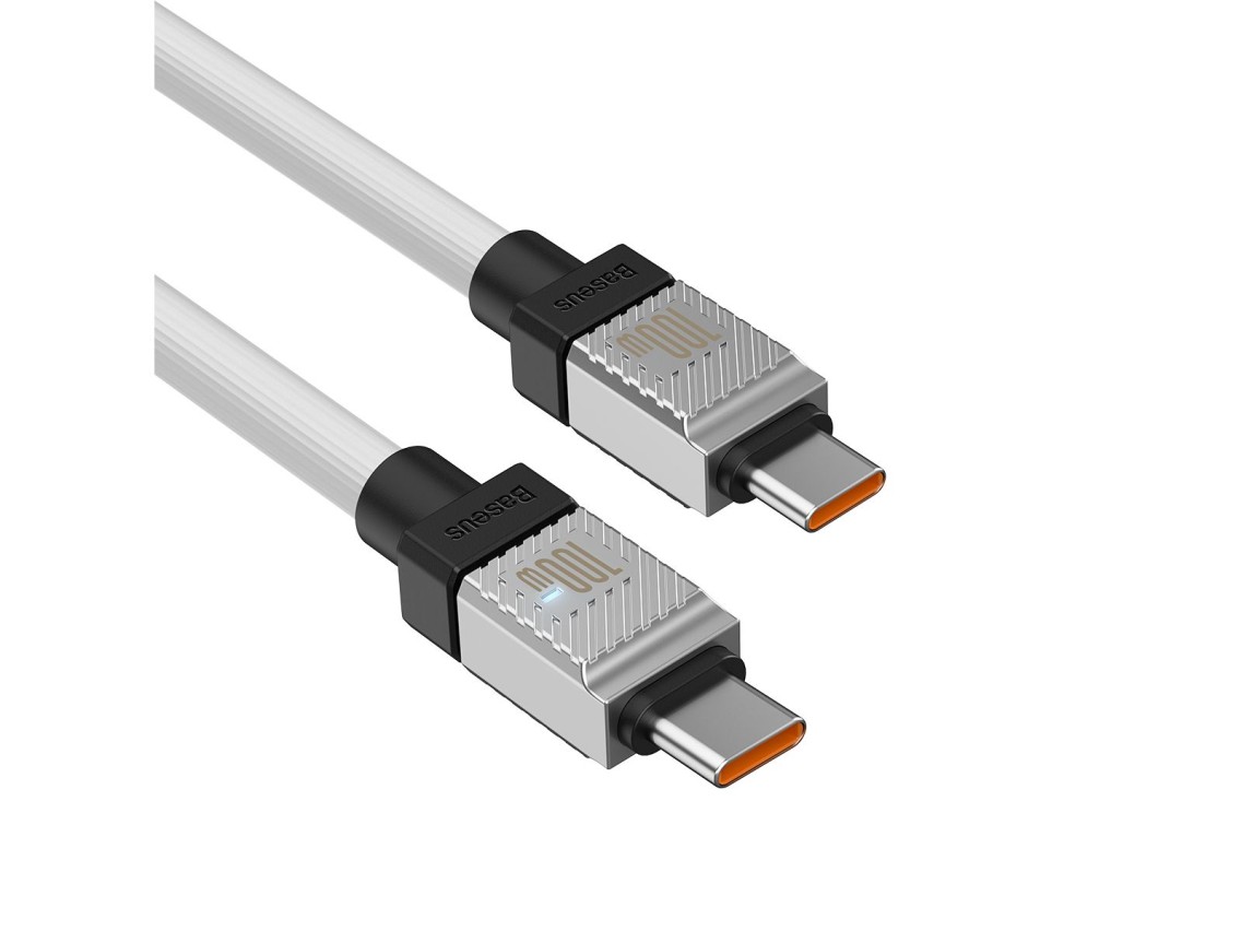 Baseus cable CoolPlay USB-C - USB-C 1m 100W white