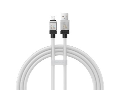 Cable Baseus CoolPlay USB-Lightning 1m 2,4A blanco