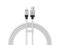 Cabo Baseus CoolPlay USB - Lightning 1m 2,4A branco Cabo Baseus CoolPlay USB - Lightning 1m 2,4A branco
