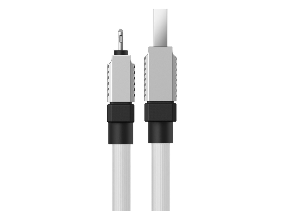 Cabo Baseus CoolPlay USB - Lightning 1m 2,4A branco