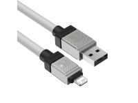 Cabo Baseus CoolPlay USB - Lightning 1m 2,4A branco Cabo Baseus CoolPlay USB - Lightning 1m 2,4A branco