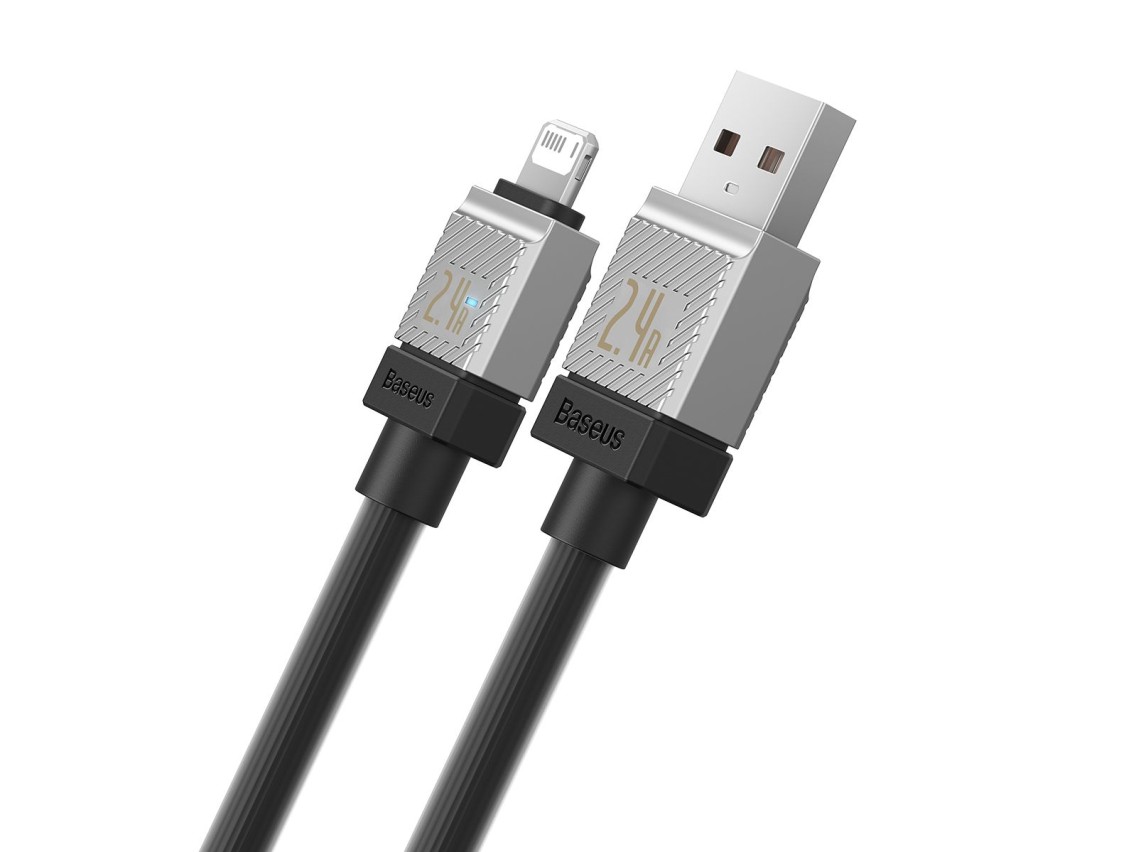 Cable Baseus CoolPlay USB-Lightning 2m 2,4A negro