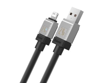 Cable Baseus CoolPlay USB-Lightning 2m 2,4A negro