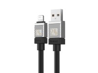 Cable Baseus CoolPlay USB-Lightning 2m 2,4A negro Cable Baseus CoolPlay USB-Lightning 2m 2,4A negro