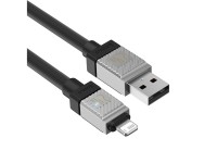 Cable Baseus CoolPlay USB-Lightning 2m 2,4A negro Cable Baseus CoolPlay USB-Lightning 2m 2,4A negro