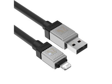 Cable Baseus CoolPlay USB-Lightning 2m 2,4A negro