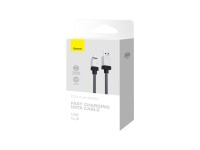 Cable Baseus CoolPlay USB-Lightning 2m 2,4A negro Cable Baseus CoolPlay USB-Lightning 2m 2,4A negro