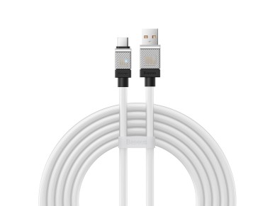 Cable Baseus CoolPlay USB-USB-C 2m 100W blanco