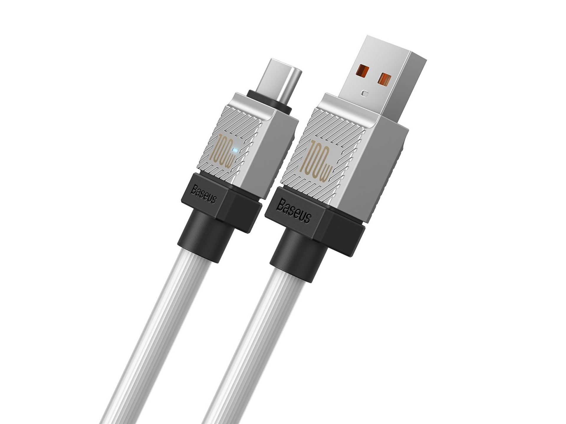 Cable Baseus CoolPlay USB-USB-C 2m 100W blanco