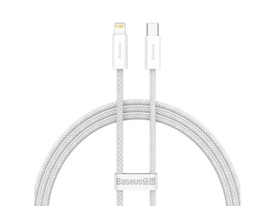 Cable Baseus Dynamic PD USB-C - Lightning 1,0 m blanco 20 W