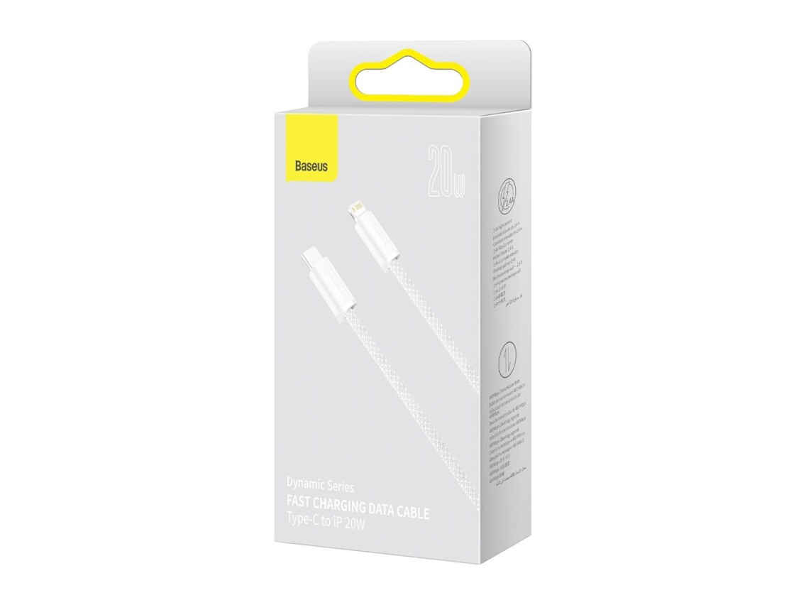 Baseus cable Dynamic PD USB-C - Lightning 1,0m white 20W