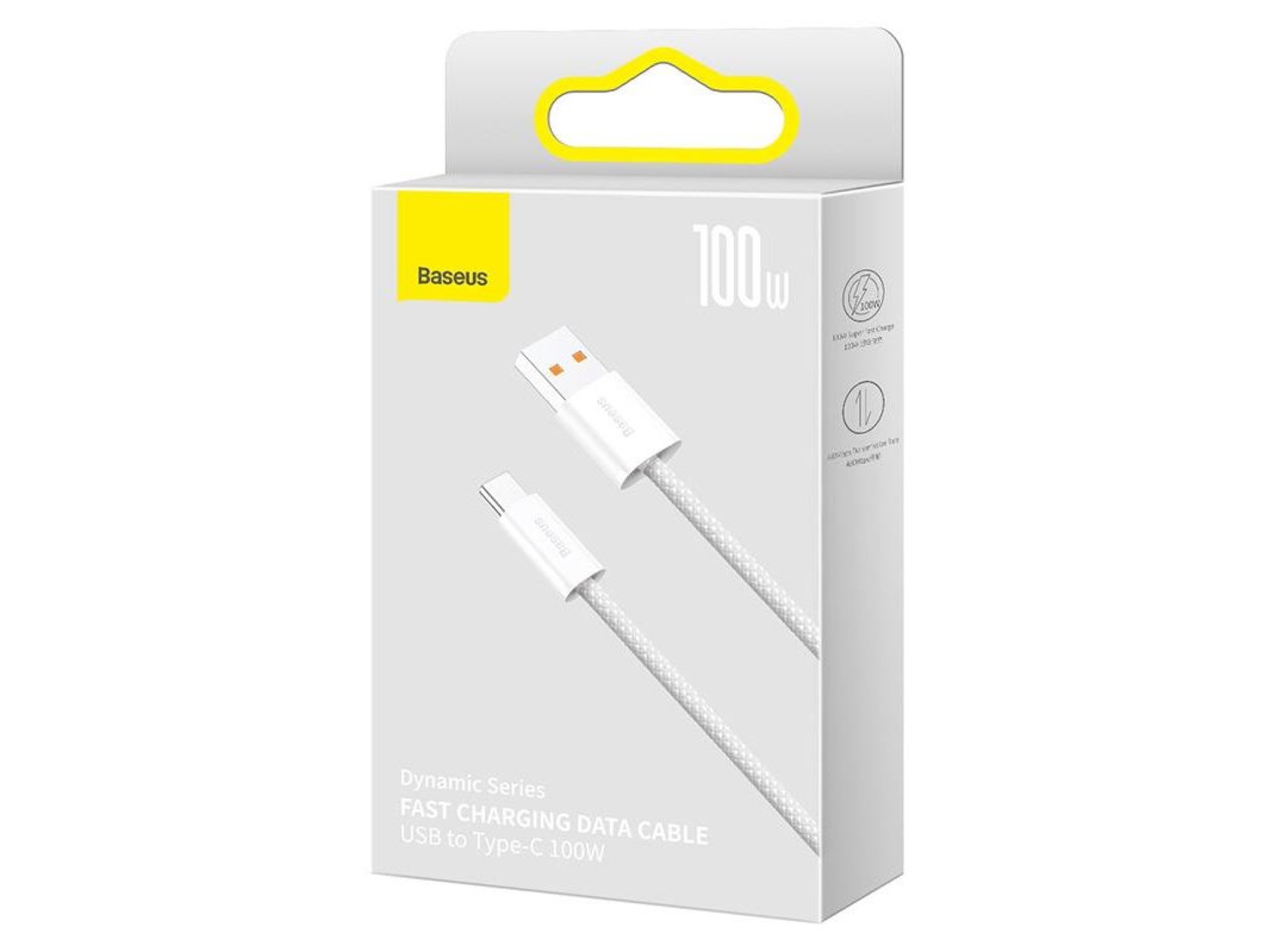 Baseus cable Dynamic USB - USB-C 1,0m white 100W