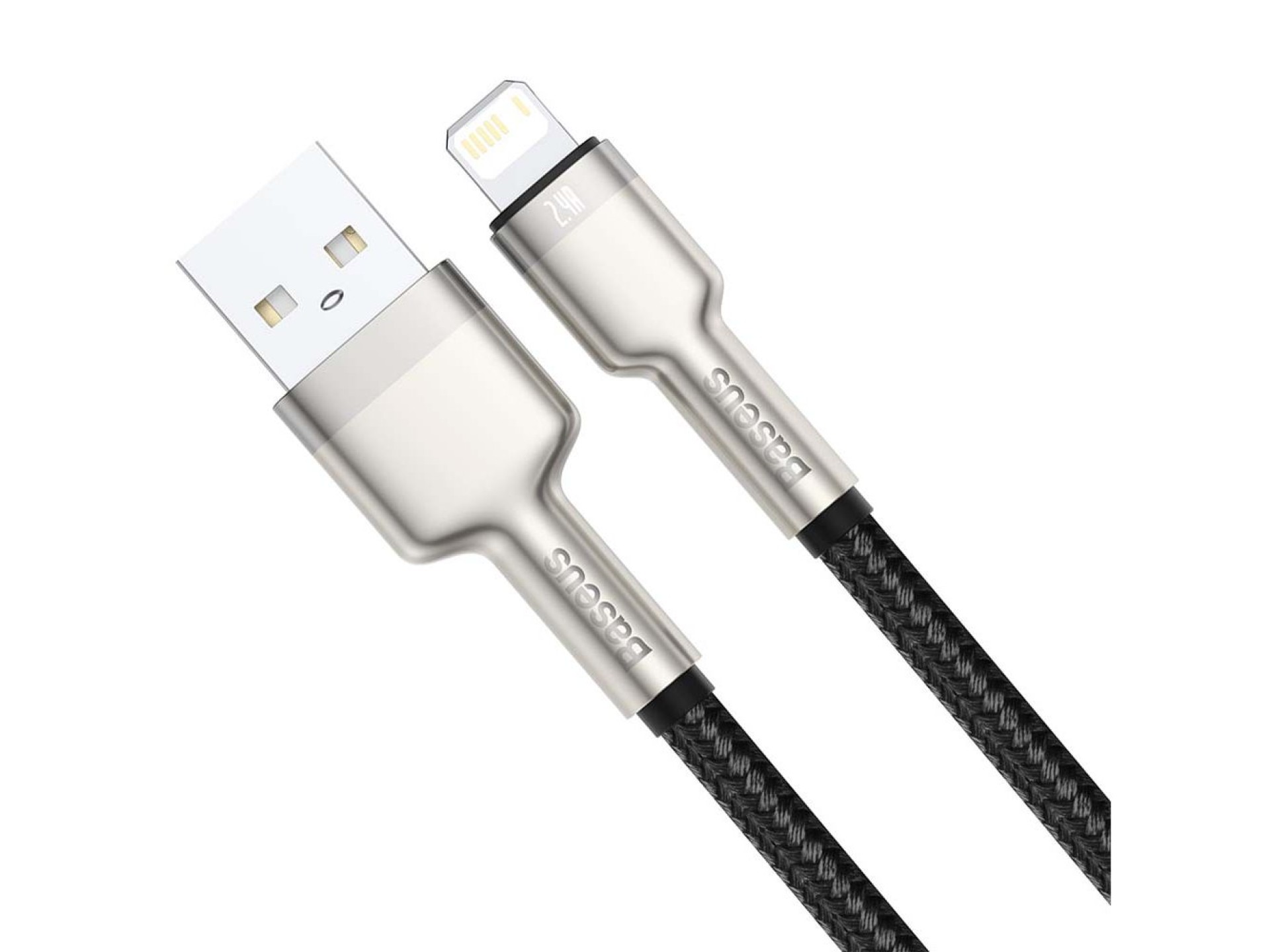 Baseus cable Cafule Metal USB - Lightning 1,0 m 2,4A black
