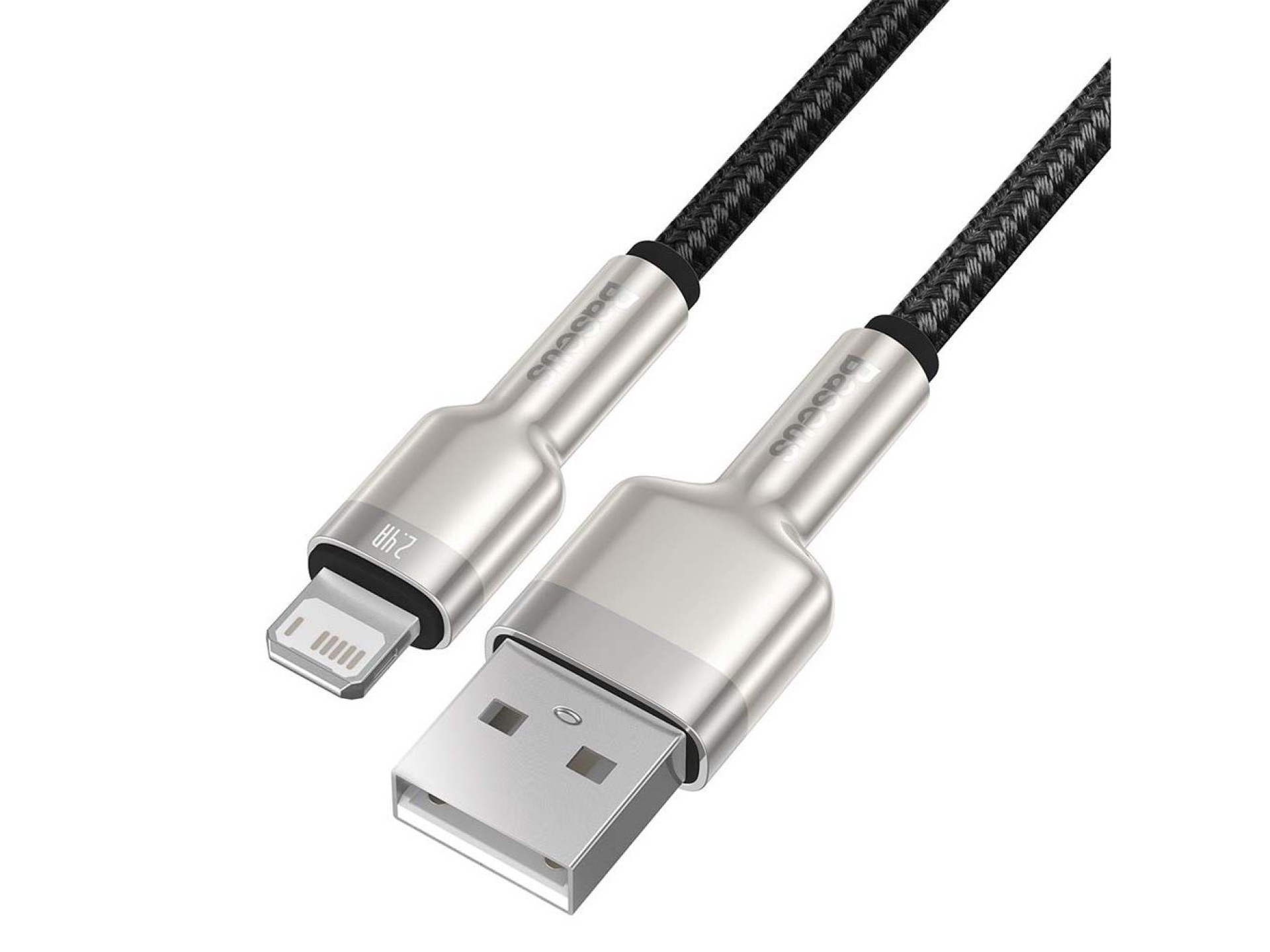 Baseus cable Cafule Metal USB - Lightning 1,0 m 2,4A black