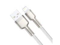 Cable Baseus Cafule Metal USB-Lightning 1,0 m 2,4A blanco Cable Baseus Cafule Metal USB-Lightning 1,0 m 2,4A blanco