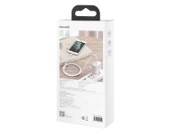 Cable Baseus Cafule Metal USB-Lightning 1,0 m 2,4A blanco Cable Baseus Cafule Metal USB-Lightning 1,0 m 2,4A blanco