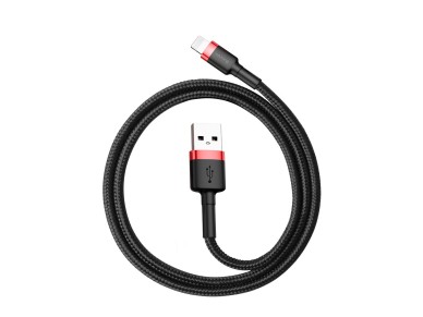 Cable Baseus Cafule USB-Lightning 0,5m 2,4A rojo-negro
