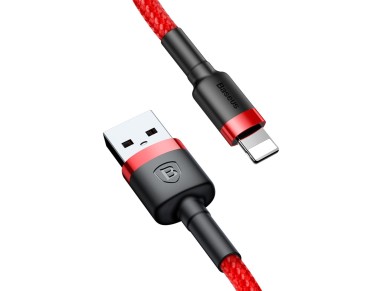 Baseus cable Cafule USB - Lightning 1,0m 2,4A red Baseus cable Cafule USB - Lightning 1,0m 2,4A red