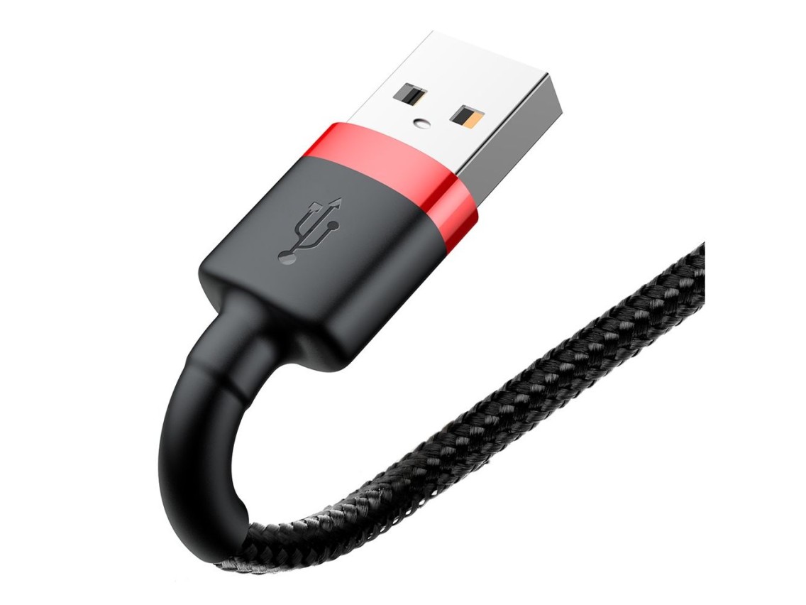 Baseus cable Cafule USB - Lightning 1,0 m 2,4A red-black