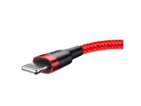Cable Baseus Cafule USB-Lightning 2,0 m 1,5A rojo-rojo Cable Baseus Cafule USB-Lightning 2,0 m 1,5A rojo-rojo
