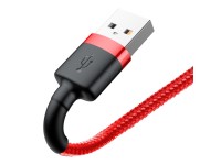 Cable Baseus Cafule USB-Lightning 2,0 m 1,5A rojo-rojo Cable Baseus Cafule USB-Lightning 2,0 m 1,5A rojo-rojo