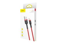 Cable Baseus Cafule USB-Lightning 2,0 m 1,5A rojo-rojo Cable Baseus Cafule USB-Lightning 2,0 m 1,5A rojo-rojo