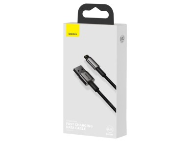 Cable Baseus Tungsten USB-Lightning 1,0 m 2,4 A negro