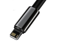 Cable Baseus Tungsten USB-Lightning 2,0 m 2,4 A negro Cable Baseus Tungsten USB-Lightning 2,0 m 2,4 A negro