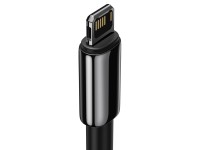 Cable Baseus Tungsten USB-Lightning 2,0 m 2,4 A negro Cable Baseus Tungsten USB-Lightning 2,0 m 2,4 A negro