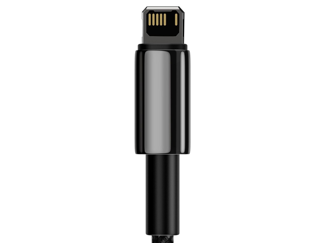 Cable Baseus Tungsten USB-Lightning 2,0 m 2,4 A negro