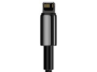 Cable Baseus Tungsten USB-Lightning 2,0 m 2,4 A negro Cable Baseus Tungsten USB-Lightning 2,0 m 2,4 A negro