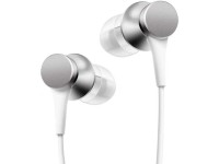 Fones de ouvido intra-auriculares bsicos Xiaomi Mi com microfone, conector de 3,5 mm, prateados