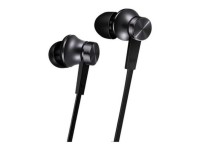 Fones de ouvido intra-auriculares bsicos Xiaomi Mi com microfone, conector de 3,5 mm, pretos.