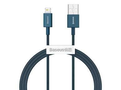 Cable Baseus Superior USB-Lightning 1,0 m 2,4A azul