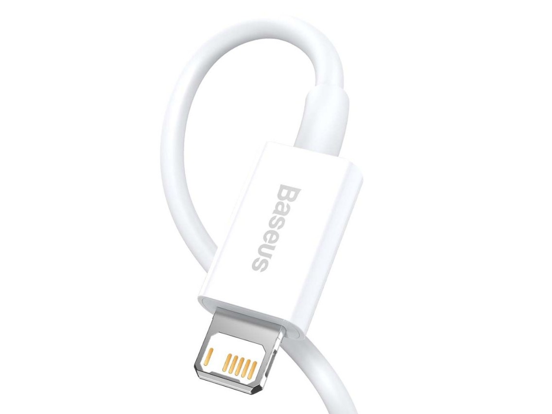 Cable Baseus Superior USB-Lightning 1,5 m 2,4 A blanco