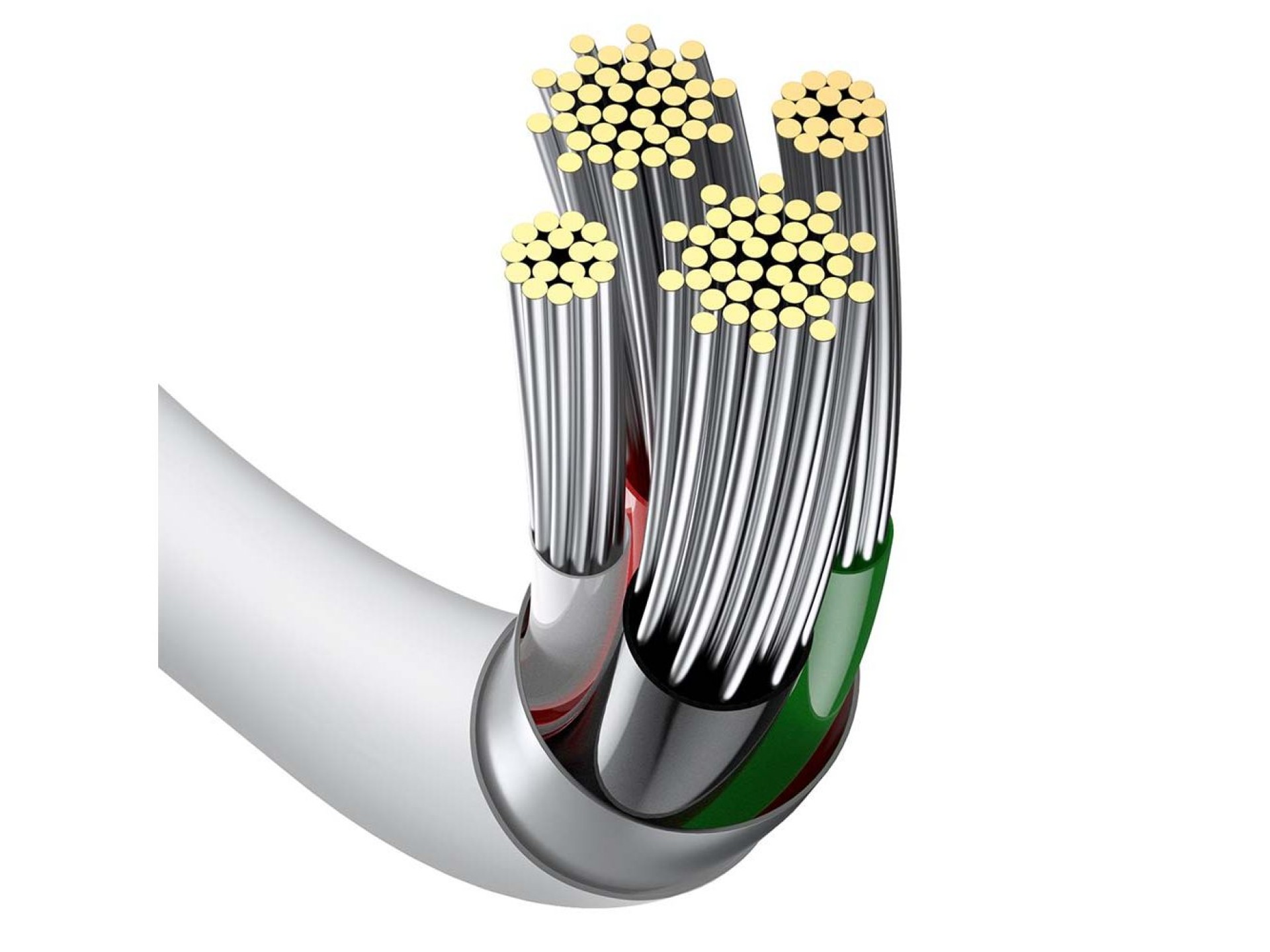 Cable Baseus Superior USB-Lightning 1,5 m 2,4 A blanco