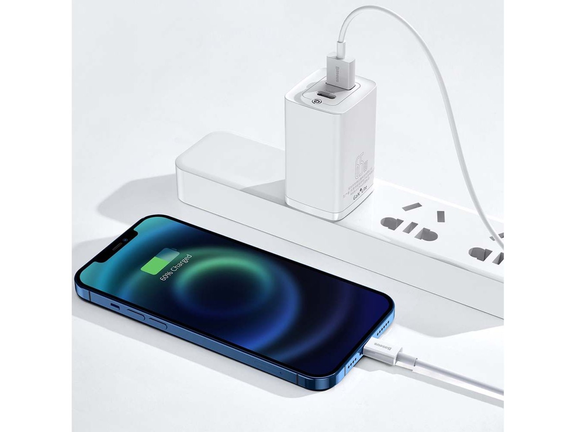 Cable Baseus Superior USB-Lightning 1,5 m 2,4 A blanco