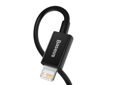 Cable Baseus Superior USB-Lightning 2,0 m 2,4 A negro