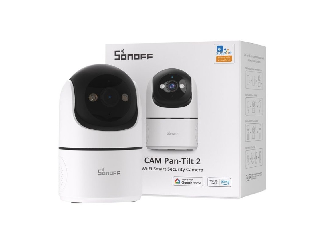 Câmera Inteligente WiFi Sonoff CAM-PT2 2MP
