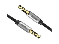 Baseus cable audio Yiven M30 jack 3,5 mm - jack 3,5 mm 1,0 m silver-black