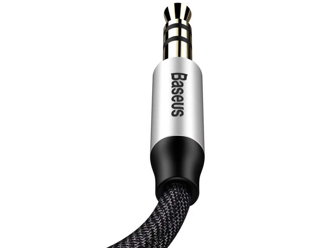 Baseus cable audio Yiven M30 jack 3,5 mm - jack 3,5 mm 1,5 m silver-black