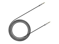 Baseus cable audio Yiven M30 jack 3,5 mm - jack 3,5 mm 1,5 m silver-black Baseus cable audio Yiven M30 jack 3,5 mm - jack 3,5 mm 1,5 m silver-black