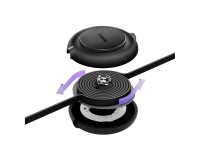 Baseus cable Bright Mirror 2 3w1 USB - micro USB + Lightning + USB-C 1,1m 3,5A black retractable Baseus cable Bright Mirror 2 3w1 USB - micro USB + Lightning + USB-C 1,1m 3,5A black retractable