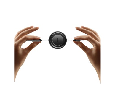 Cable Baseus Bright Mirror 2 3w1 USB - micro USB + Lightning + USB-C 1,1m 3,5A negro retráctil