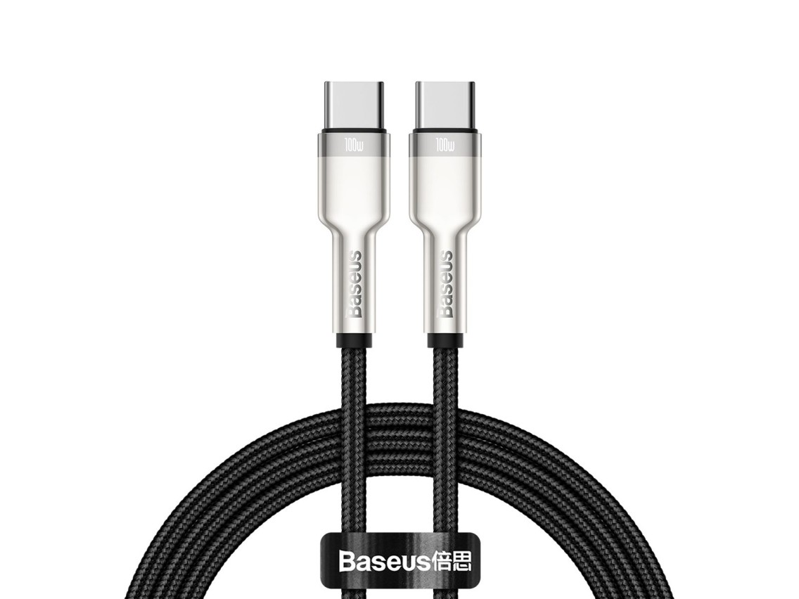 Baseus cable Cafule Metal PD USB-C - USB-C 1,0 m black 100W
