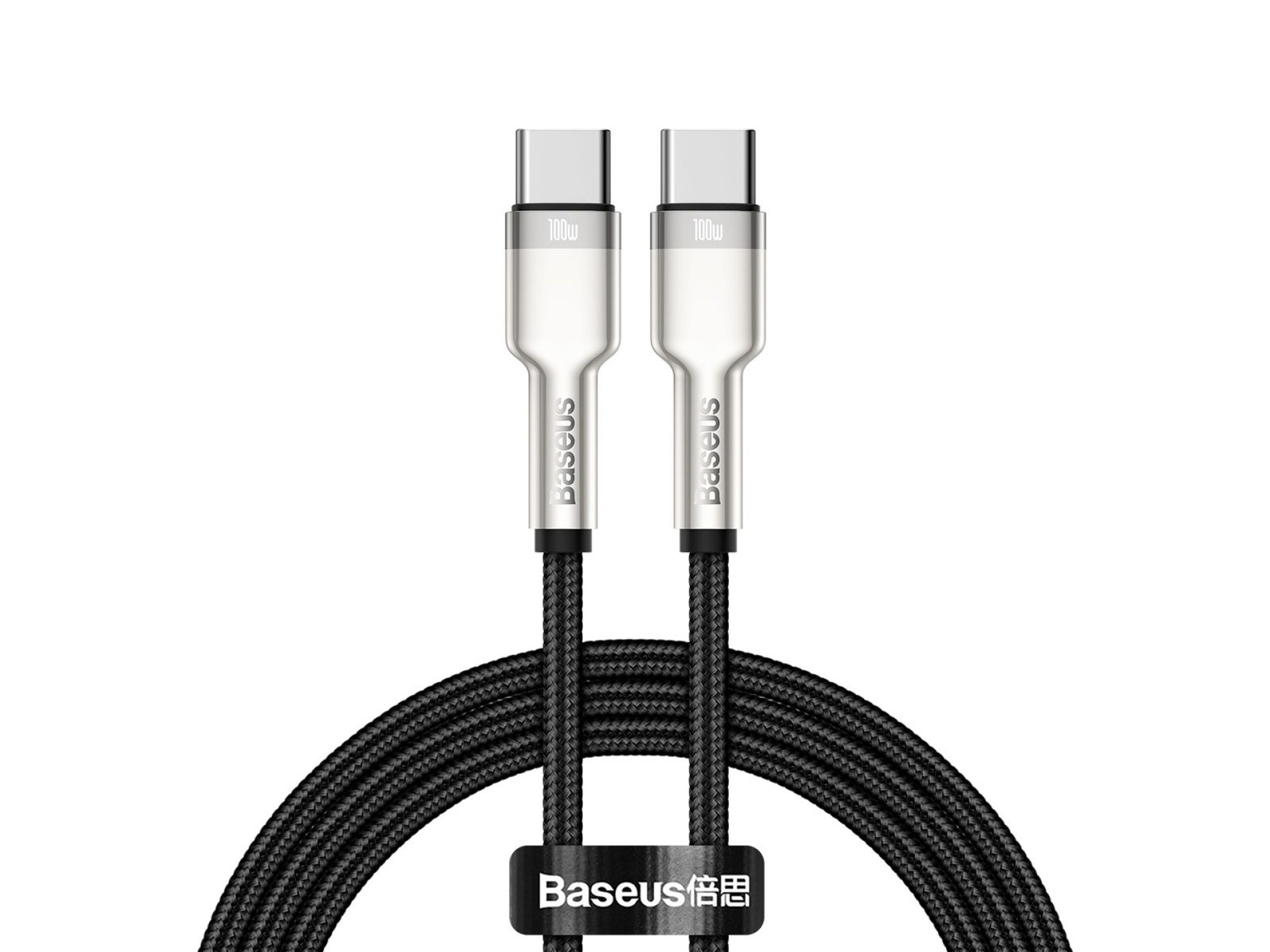 Baseus cable Cafule Metal PD USB-C - USB-C 1,0 m black 100W