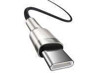 Baseus cable Cafule Metal PD USB-C - USB-C 1,0 m black 100W Baseus cable Cafule Metal PD USB-C - USB-C 1,0 m black 100W
