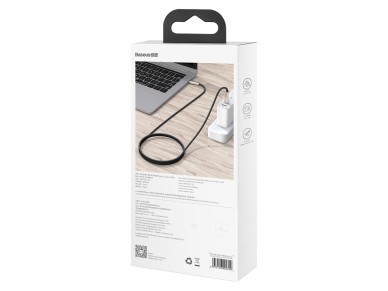 Baseus cable Cafule Metal PD USB-C - USB-C 1,0 m black 100W Baseus cable Cafule Metal PD USB-C - USB-C 1,0 m black 100W