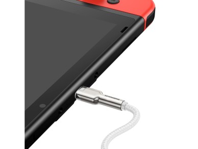Cable Baseus Cafule Metal PD USB-C - USB-C 1,0 m blanco 100W Cable Baseus Cafule Metal PD USB-C - USB-C 1,0 m blanco 100W